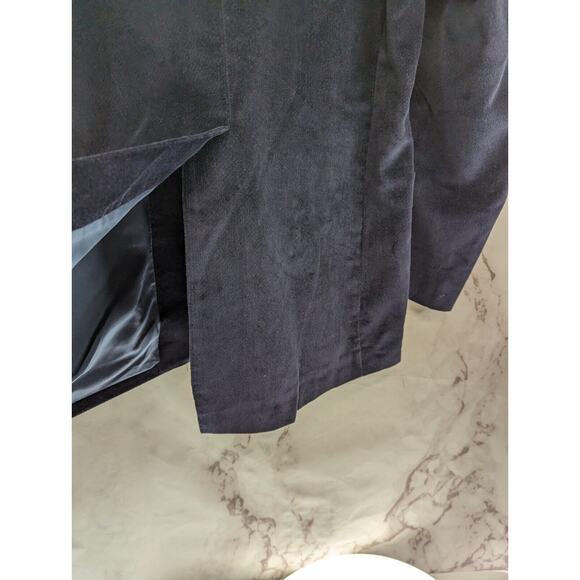 Vintage Levis Blazer Mens 42 R Large Navy Blue Jaacket Velvet Suit Business Rare - Picture 8 of 10